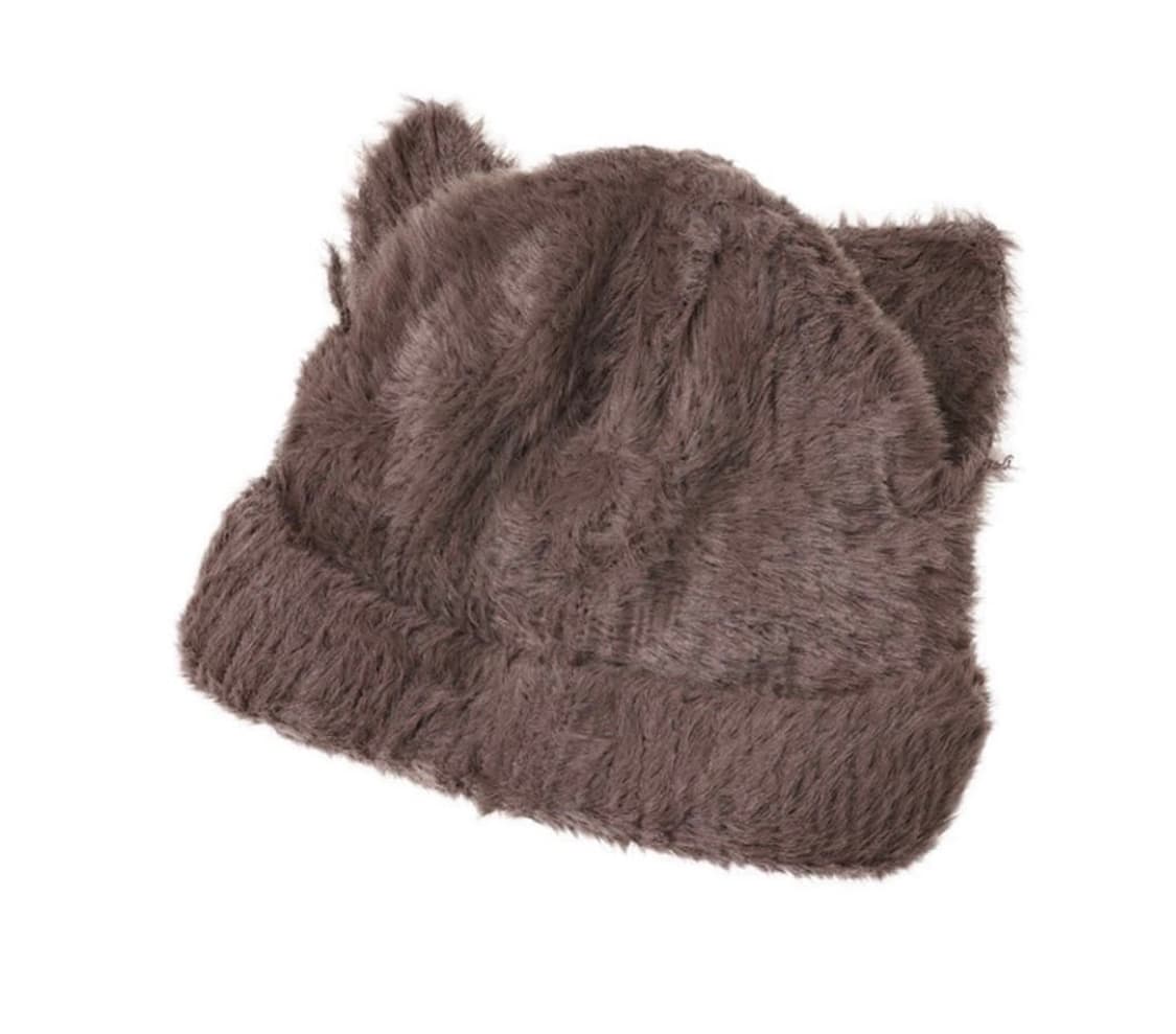 찰스제프리러버보이 24FW 플러피 청키 이어 비니 (착샷 O) 상품이미지2