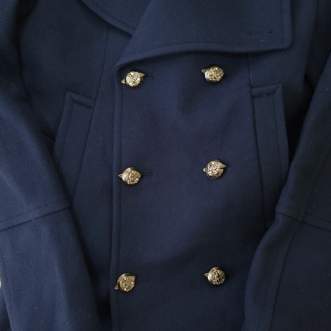 시스템옴므 남성 울 더블코트 95-100  상품이미지2