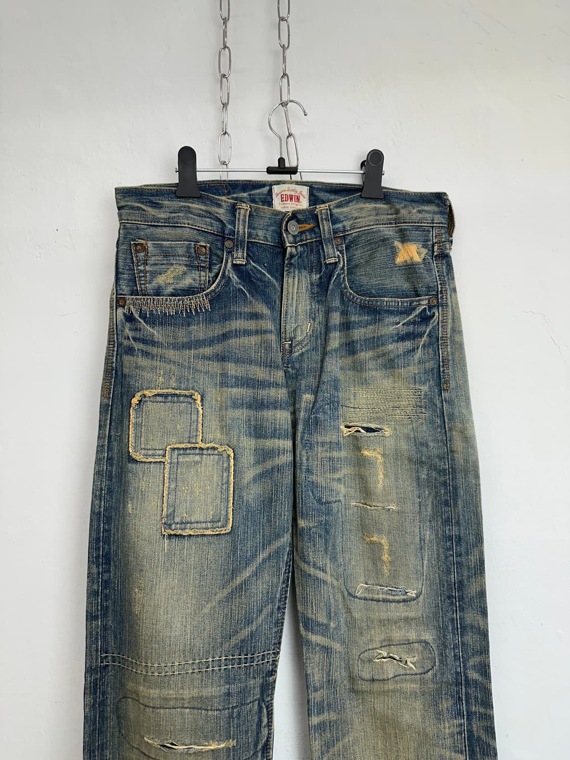 Edwin Exclusive Distressed Patchwork Den 상품이미지5