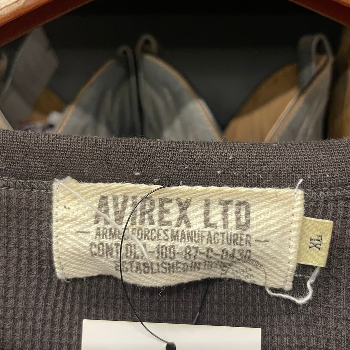 00s 아비렉스 리미티드 에디션 U.S ARMY 에어본 와플니트 N400 상품이미지7