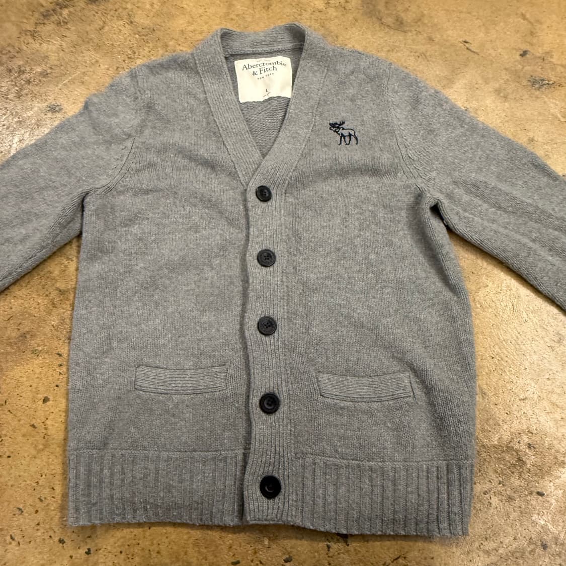 아베크롬비 그레이 가디건  상품이미지3