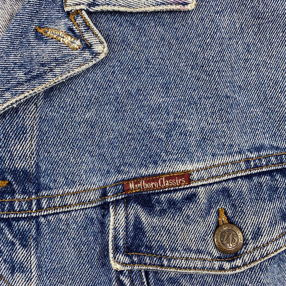 말보로 클래식 빈티지 포켓 데님 트러커 자켓 (100) 상품이미지4