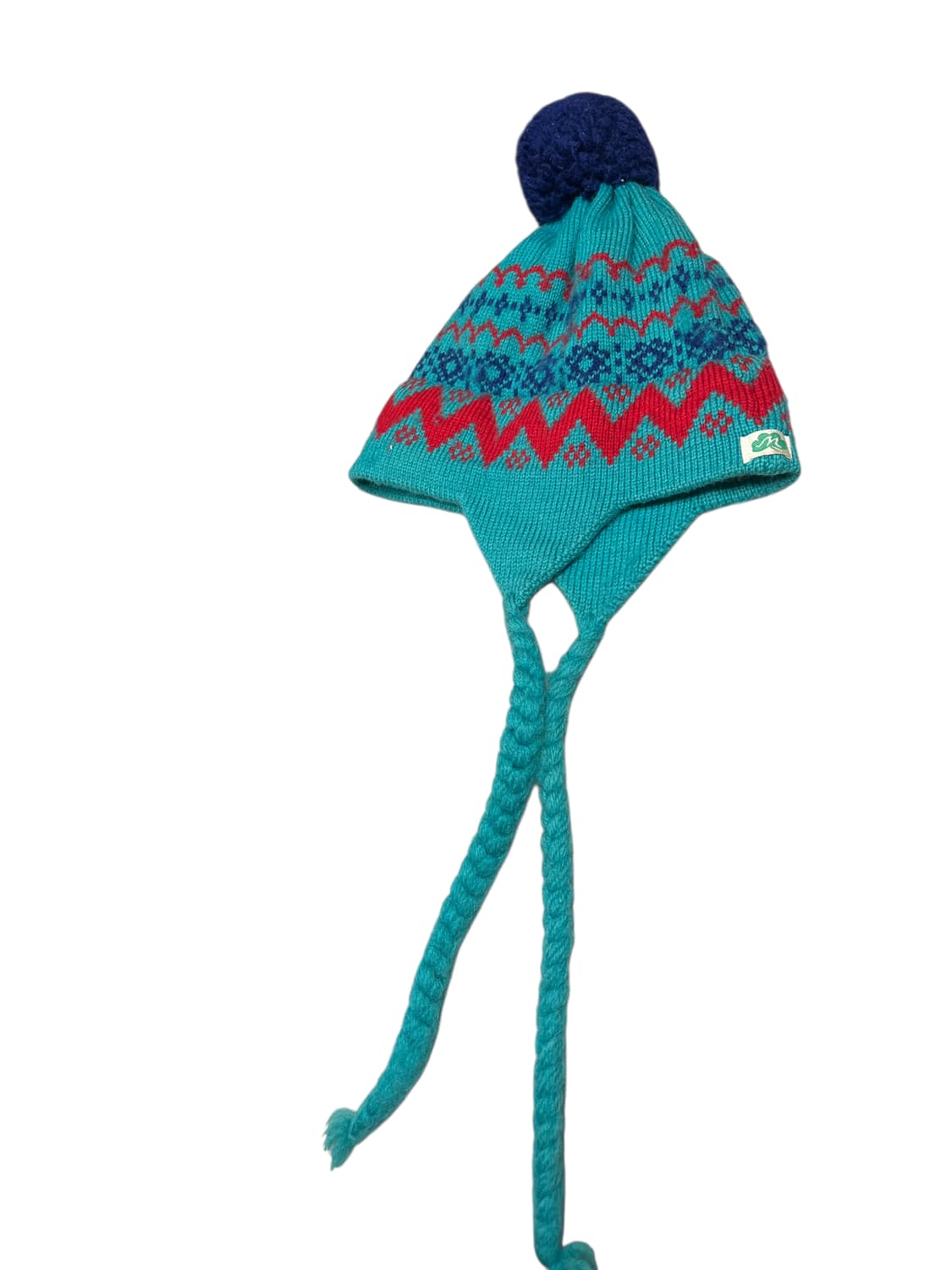 80S 빈티지 이어플랩 폼폼 비니 상품이미지2