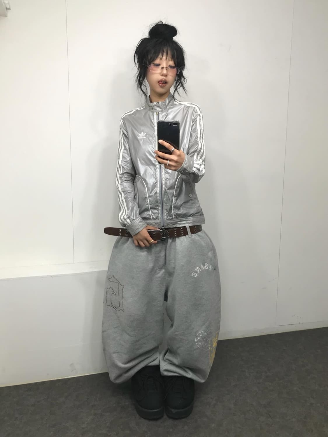 아디다스 오리지널스 실버 바람막이 상품이미지5