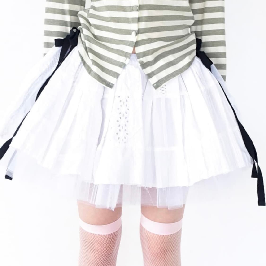 구해요) 샵페어리 패치워크 튤 볼륨 스커트 상품이미지1