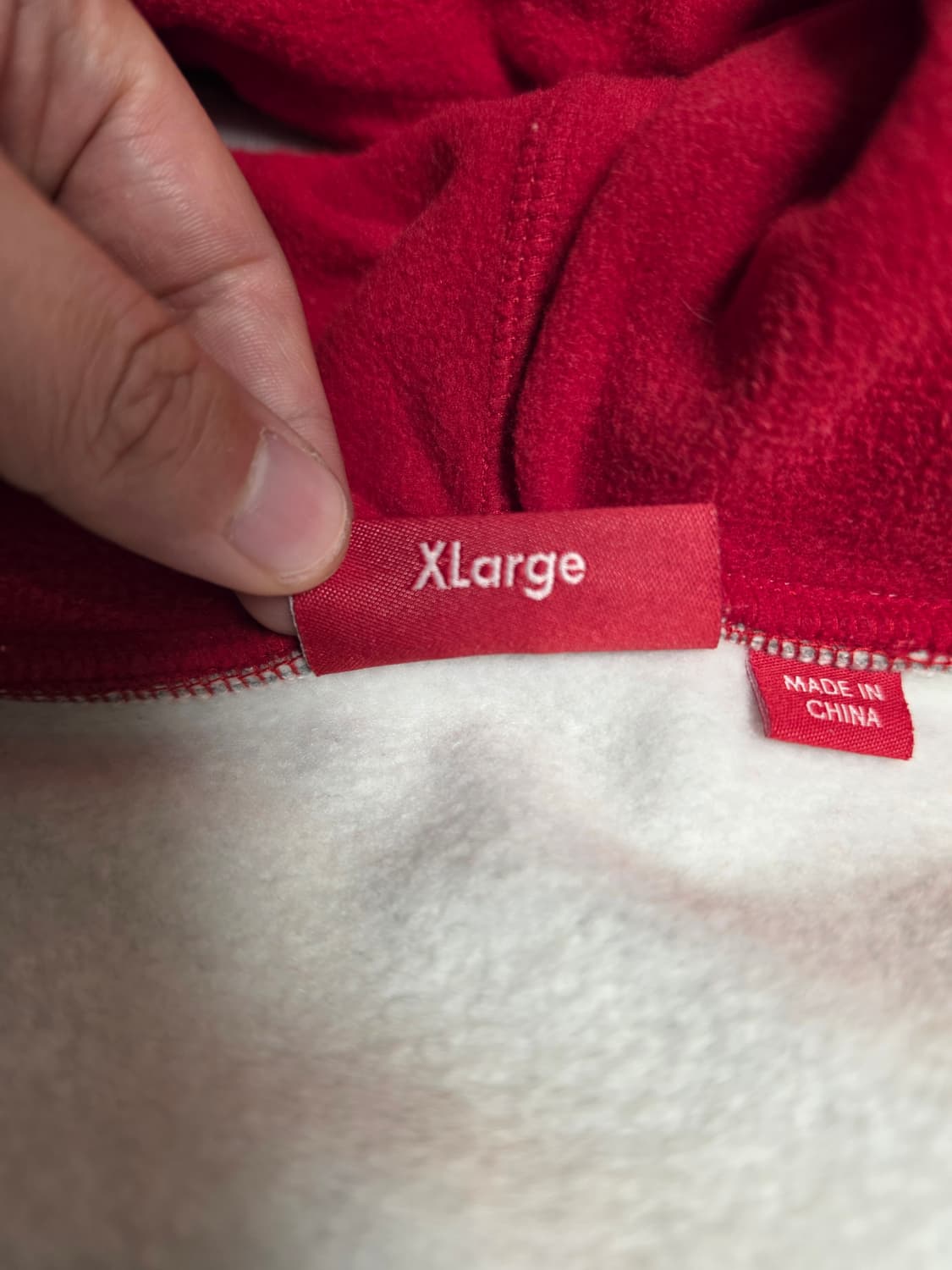 슈프림 페이스 마스크 후드집업 그레이 상품이미지8