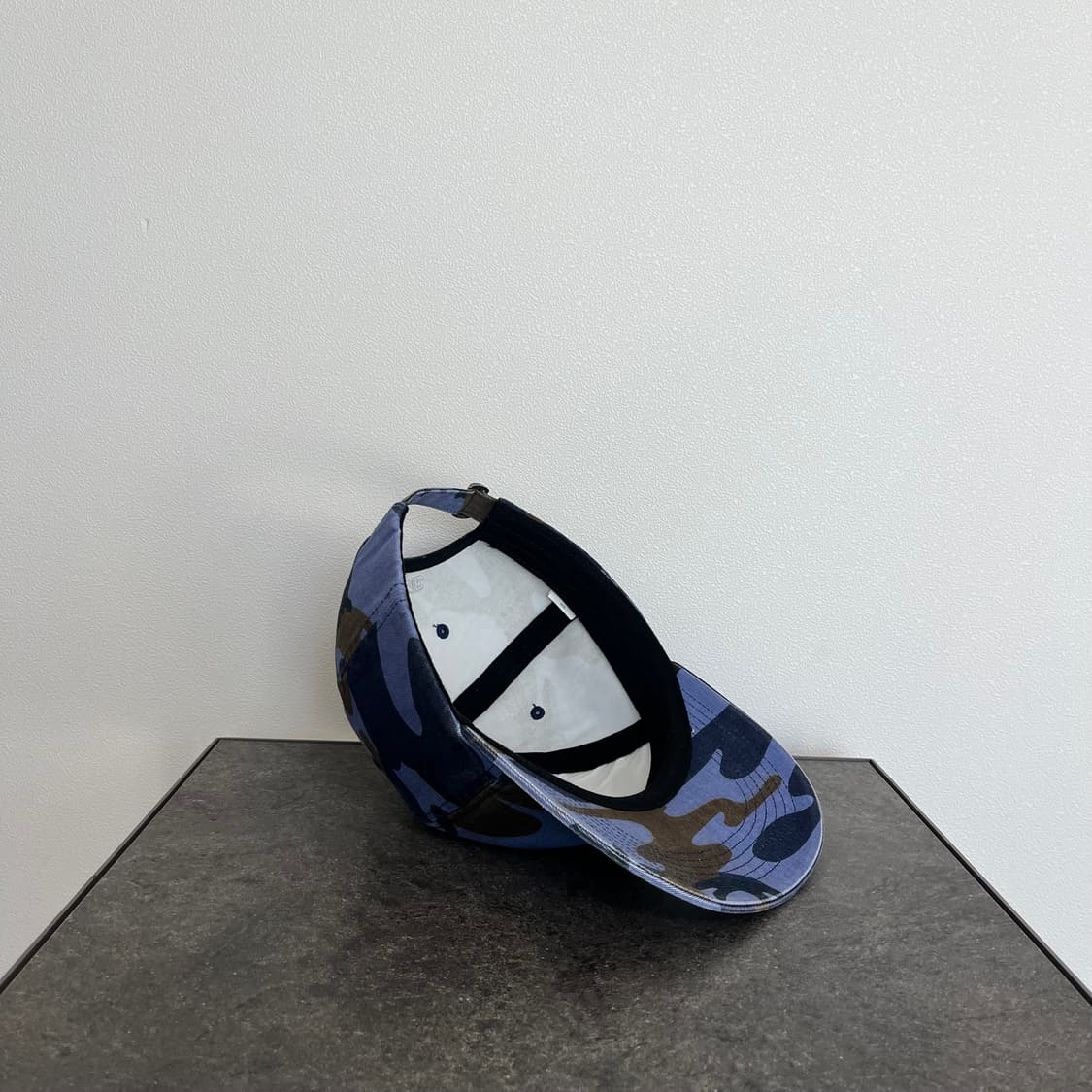 (OS) 슈프림 S로고 볼캡 모자 피그먼트 카모 네이비 상품이미지7