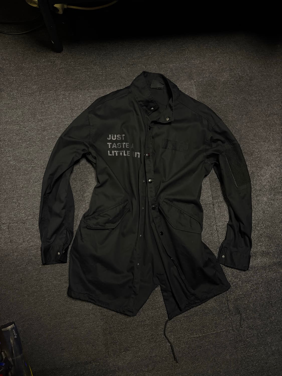JPN Black Fishtail punk parka 상품이미지1