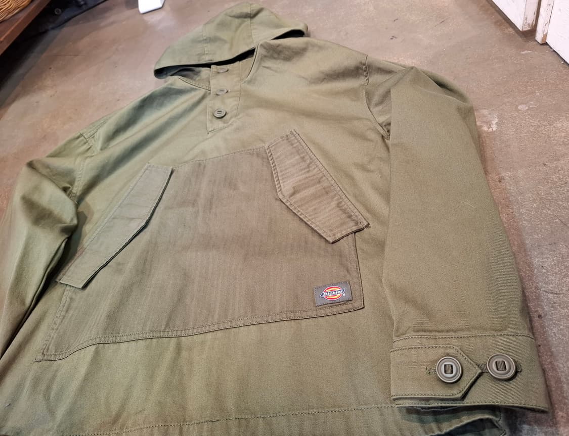 디키즈 밀리터리 카키 아노락 자켓 상품이미지2