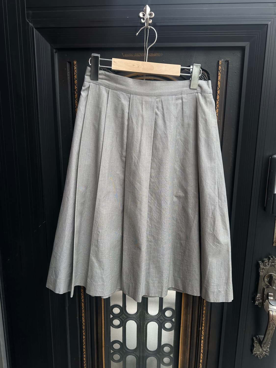 agnes b check skirt 상품이미지1