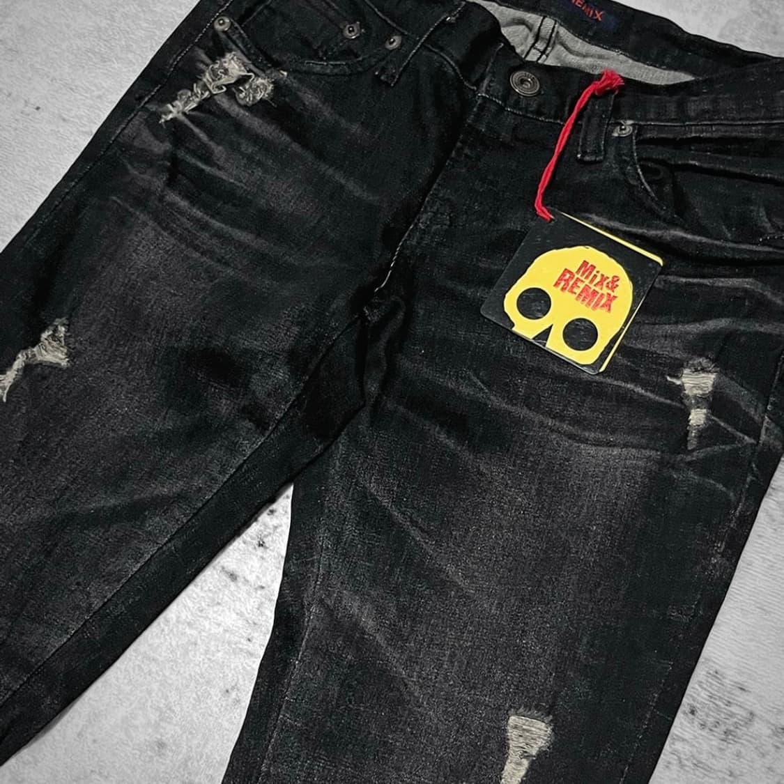 leather stud punk grunge skinny 상품이미지3