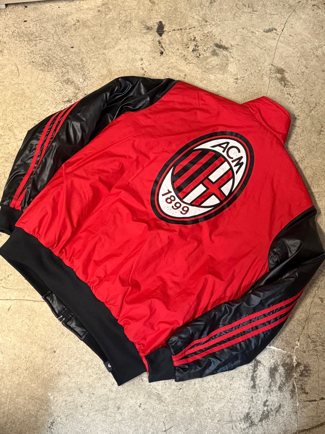 아디다스 AC밀란 트랙 양면 자켓 레드/블랙 상품이미지2