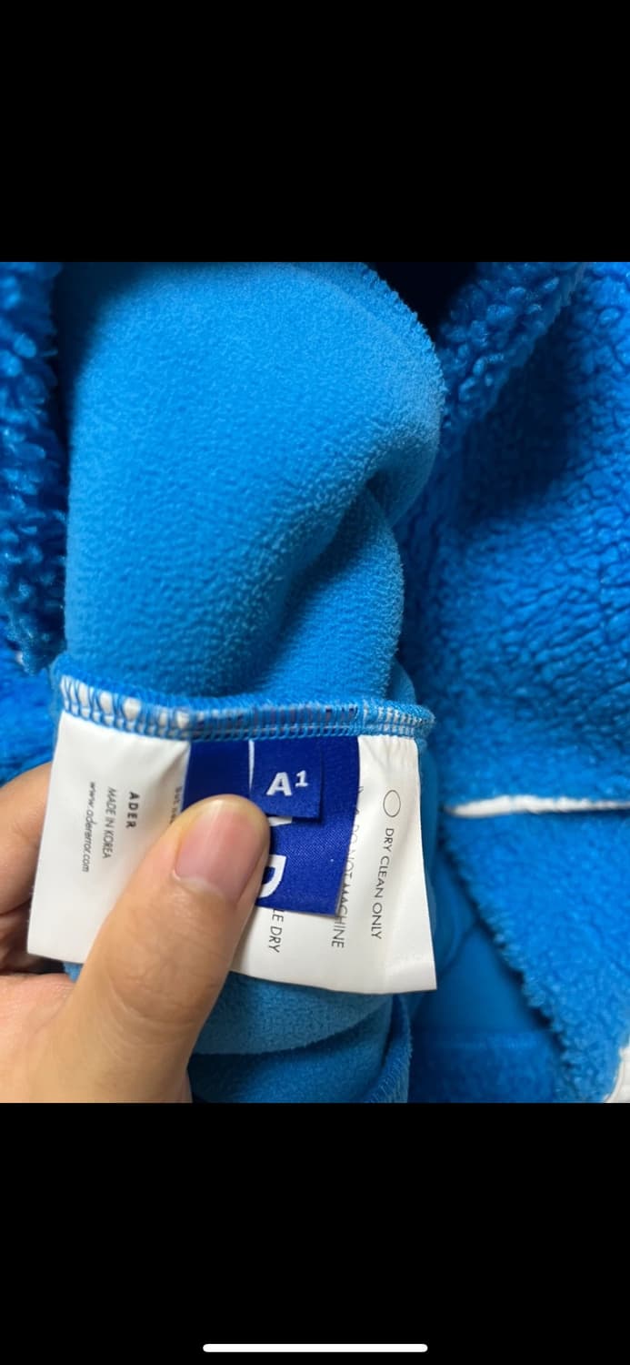 [A1] 아더에러 21FW 빅토 후리스 아노락 블루 상품이미지6