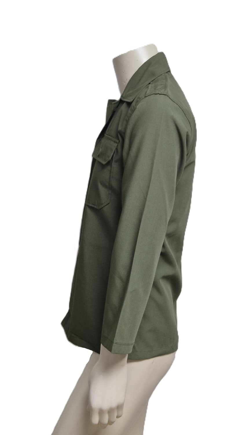 국군 구형 민무늬 전투복 상의 자켓 (S) (미사용품) 상품이미지2