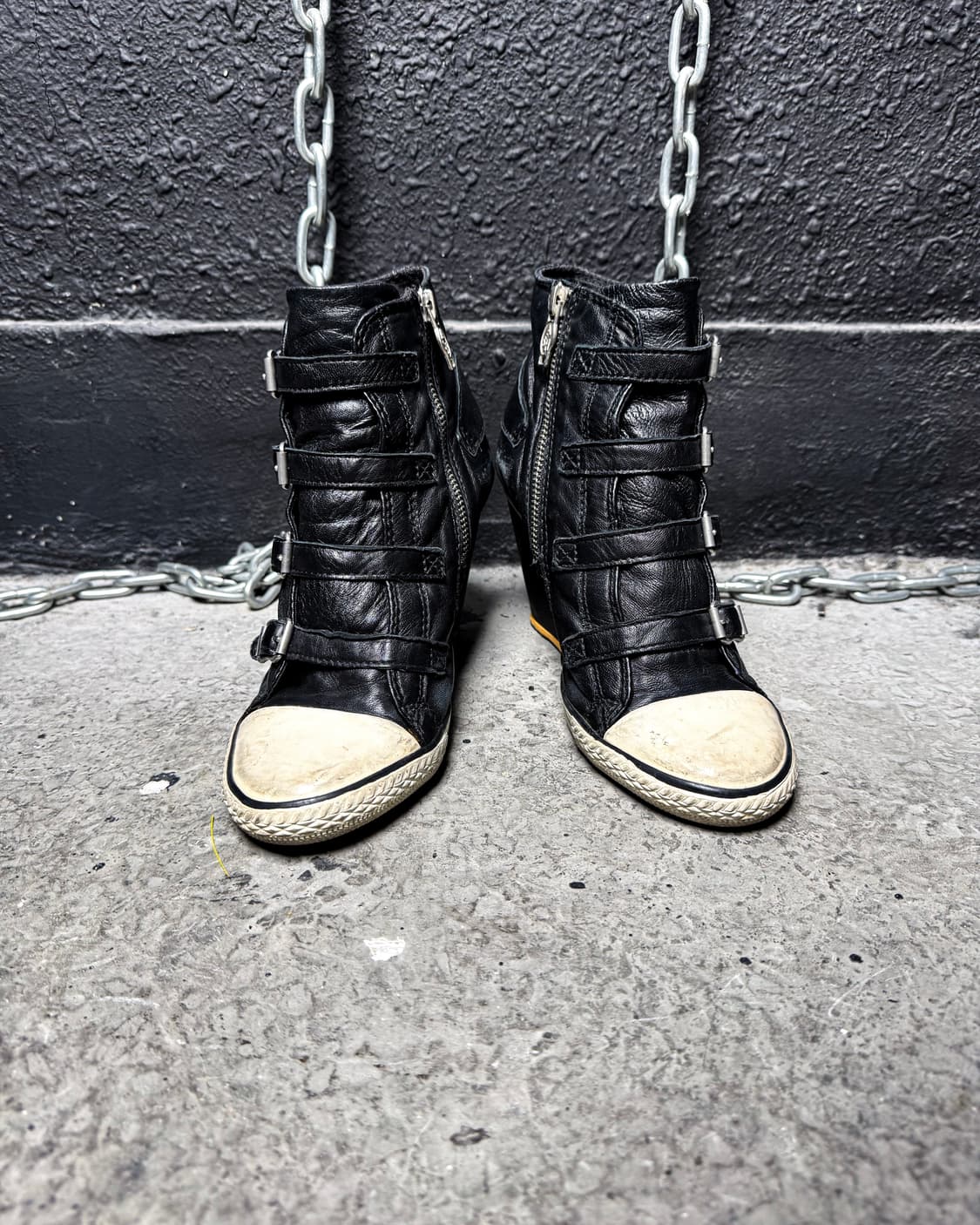 ASH – Buckle Strap Wedge Sneakers Heel  상품이미지2