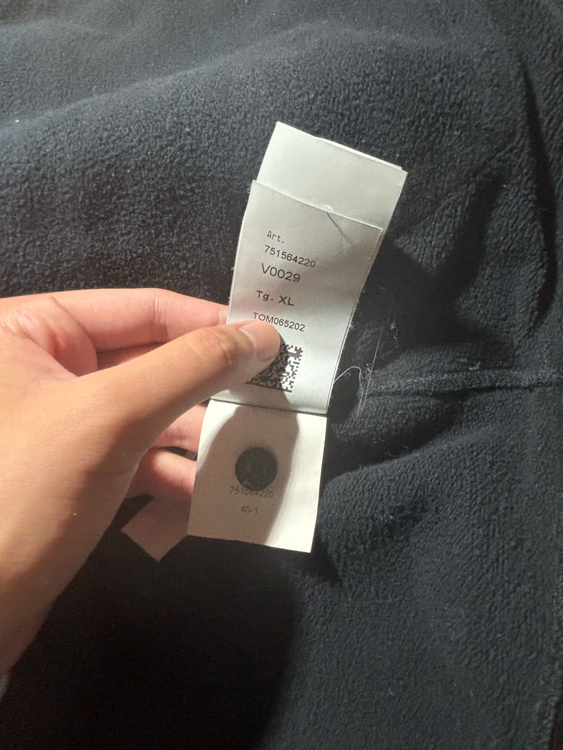 스톤아일랜드 후드집업(블랙) XL 상품이미지5