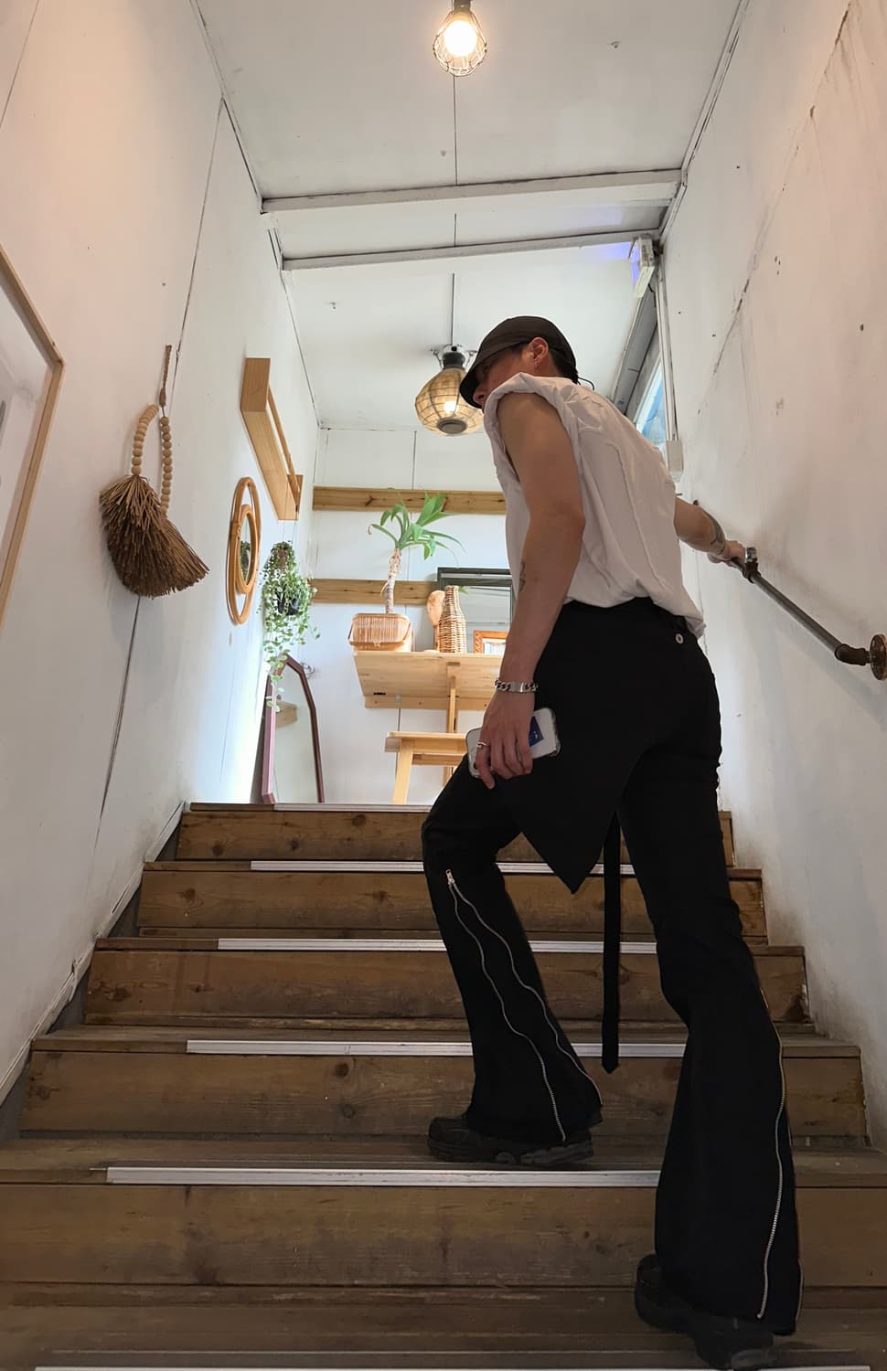 아필럭키 스커트 부츠컷 팬츠 상품이미지1