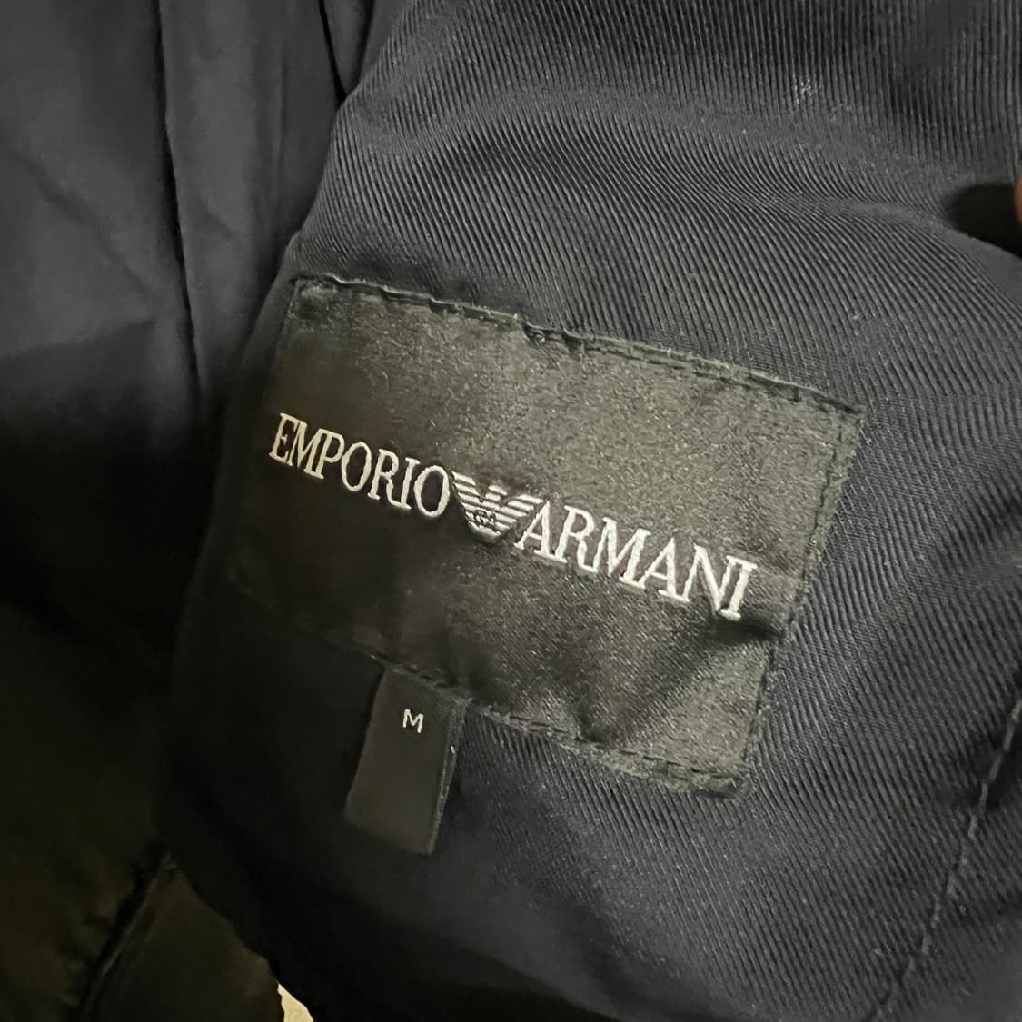 엠포리오 아르마니 블랙 봄버 자켓 m 상품이미지6