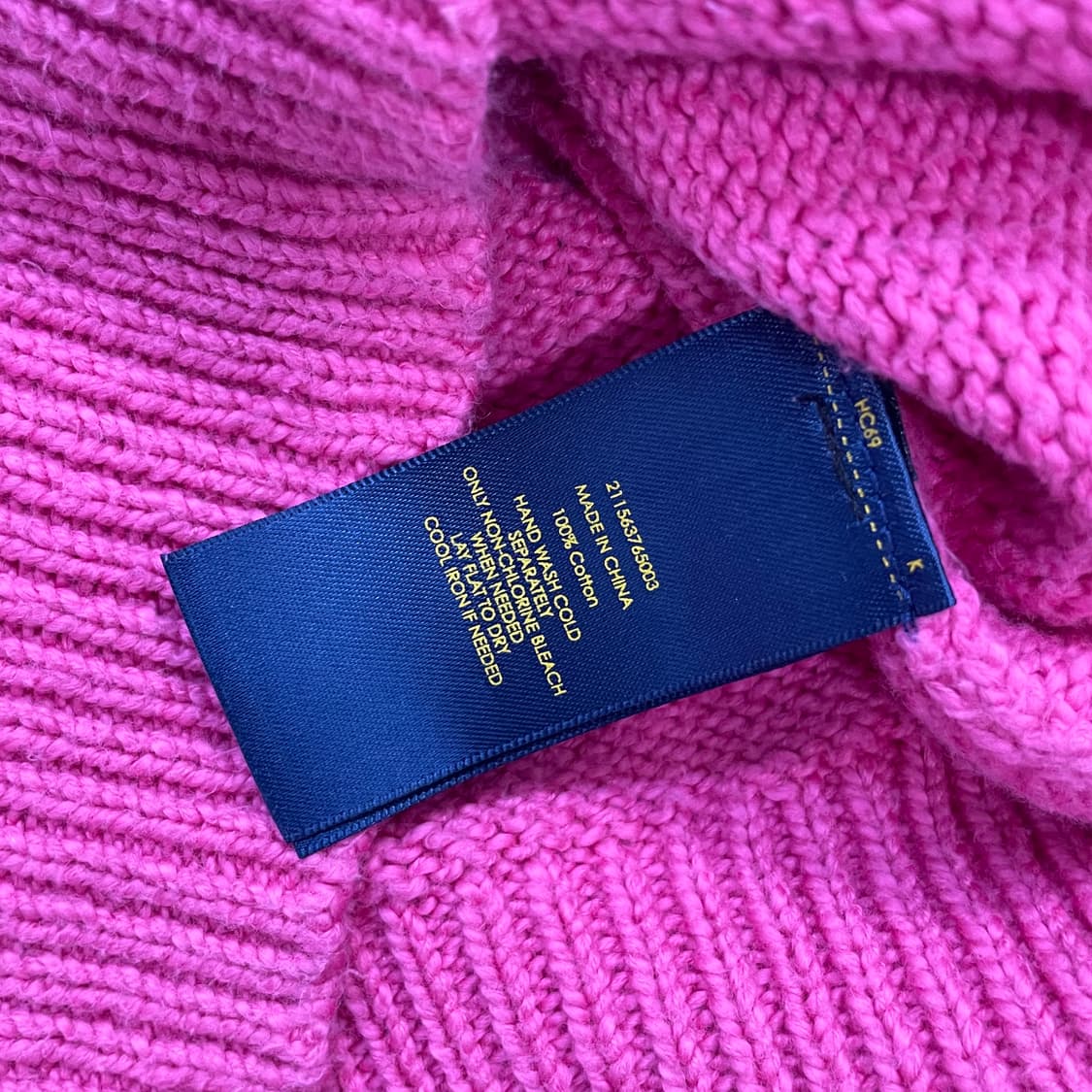 폴로 랄프로렌 포니 로고 코튼 라운드 가디건 니트 상품이미지5