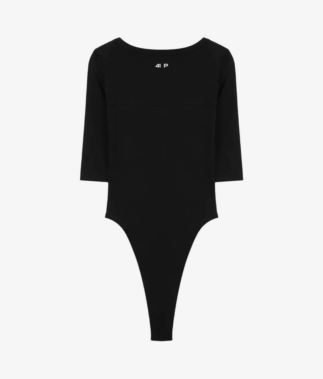 3/4 Sleeve Bodysuit 블랙 상품이미지3