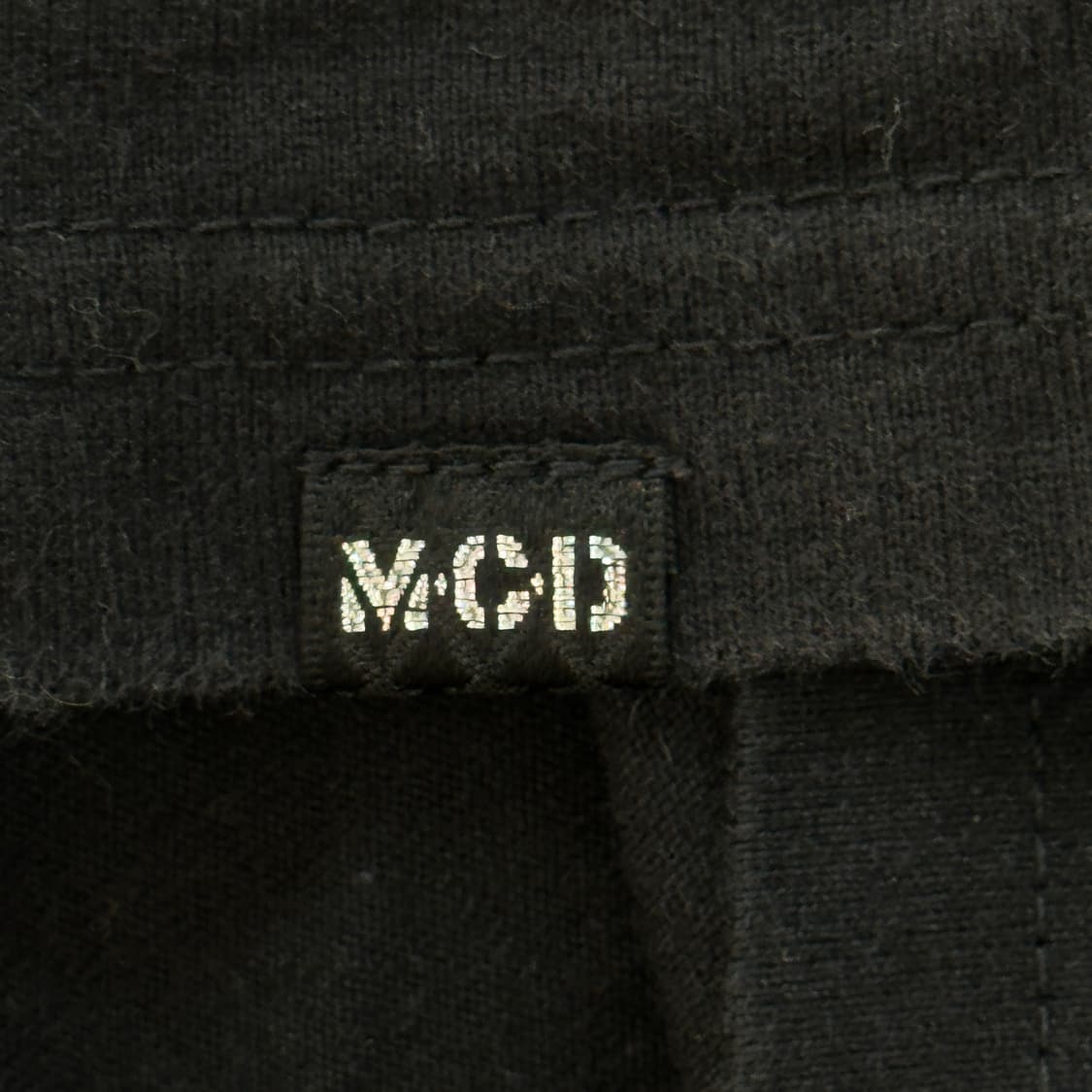 M.O.C 레터링 브이넥 자수 프린팅 반팔 티셔츠 데빌 십자가 펑크 락 상품이미지8