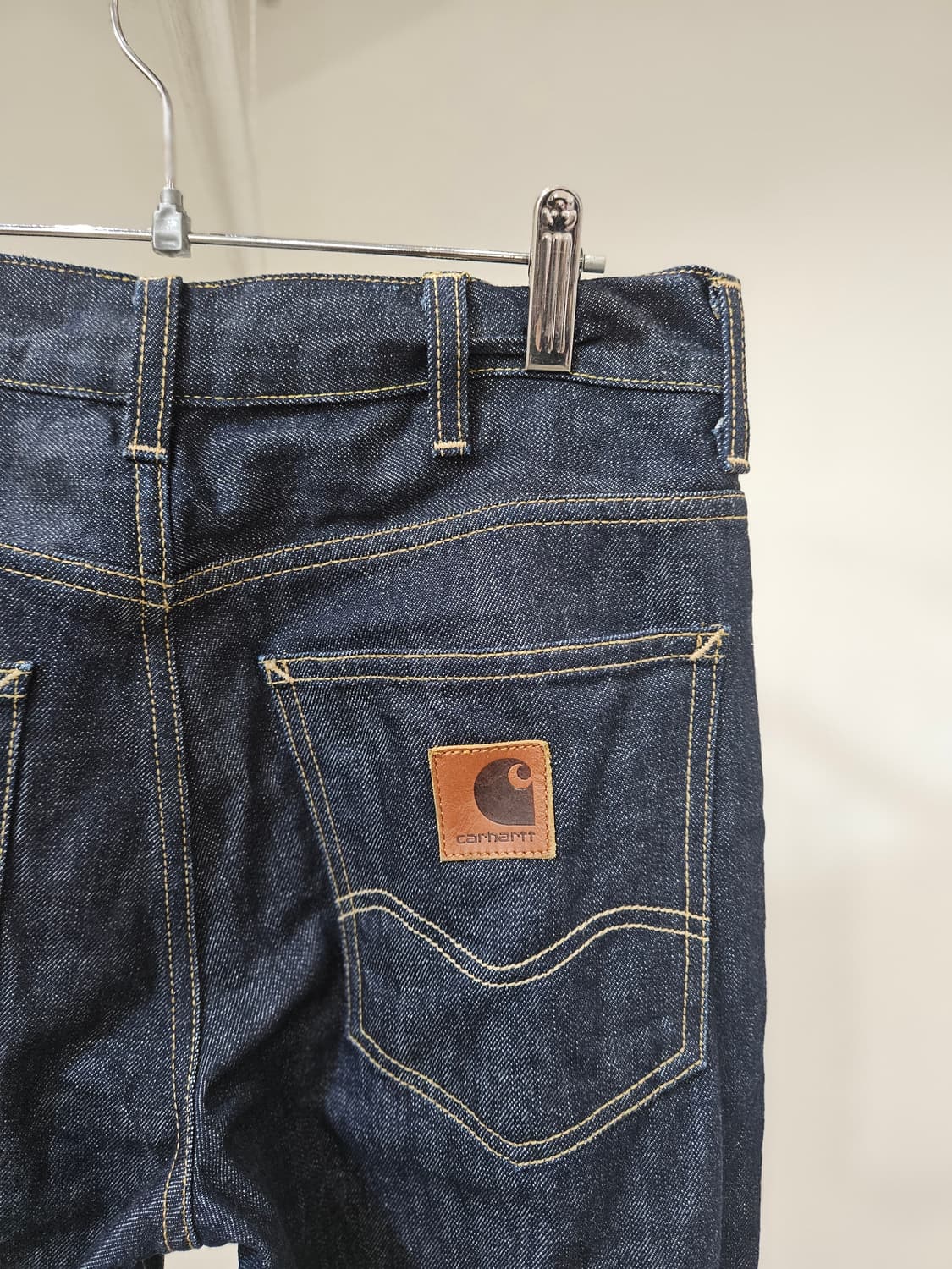 칼하트 Wip 말로우 생지 데님 팬츠 상품이미지3