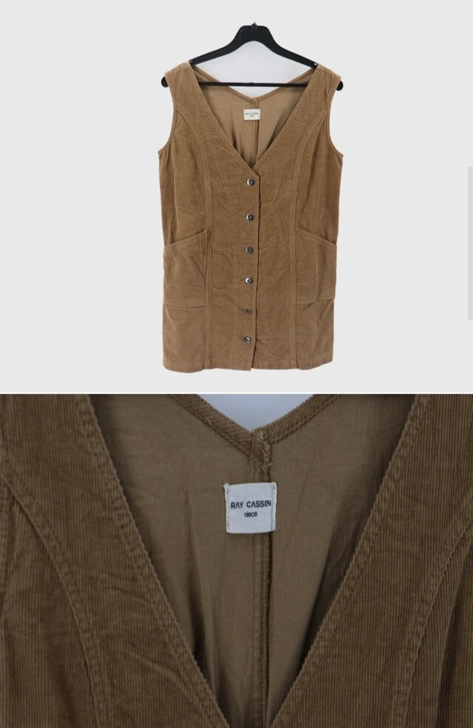 코듀로이 빈티지 조끼 원피스 상품이미지2