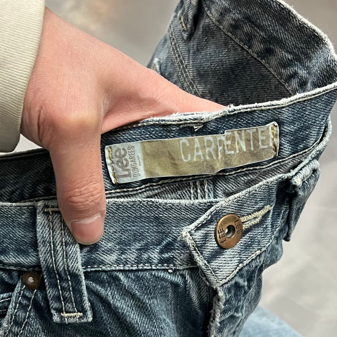  리 덩가리 카펜터 데님팬츠 y15481 상품이미지6