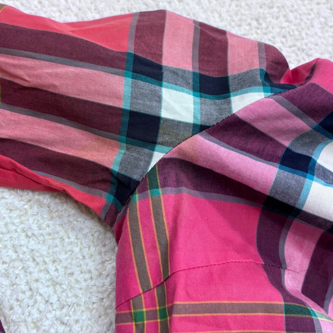 85 헤지스 체크패턴 긴팔 셔츠 (오염확인) 0429E 상품이미지5