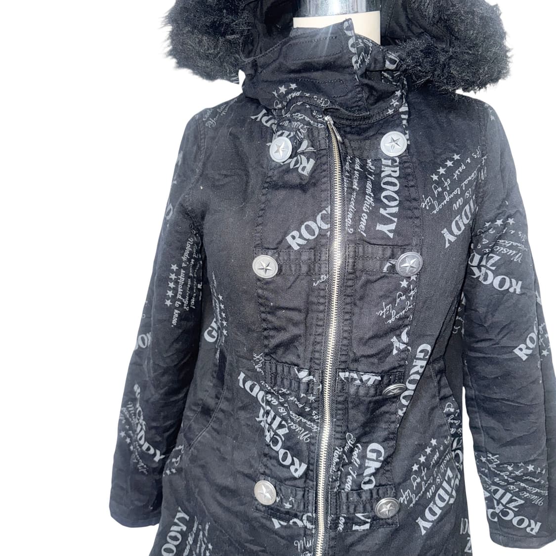 Gyaru Black Lettering Jacket 상품이미지3