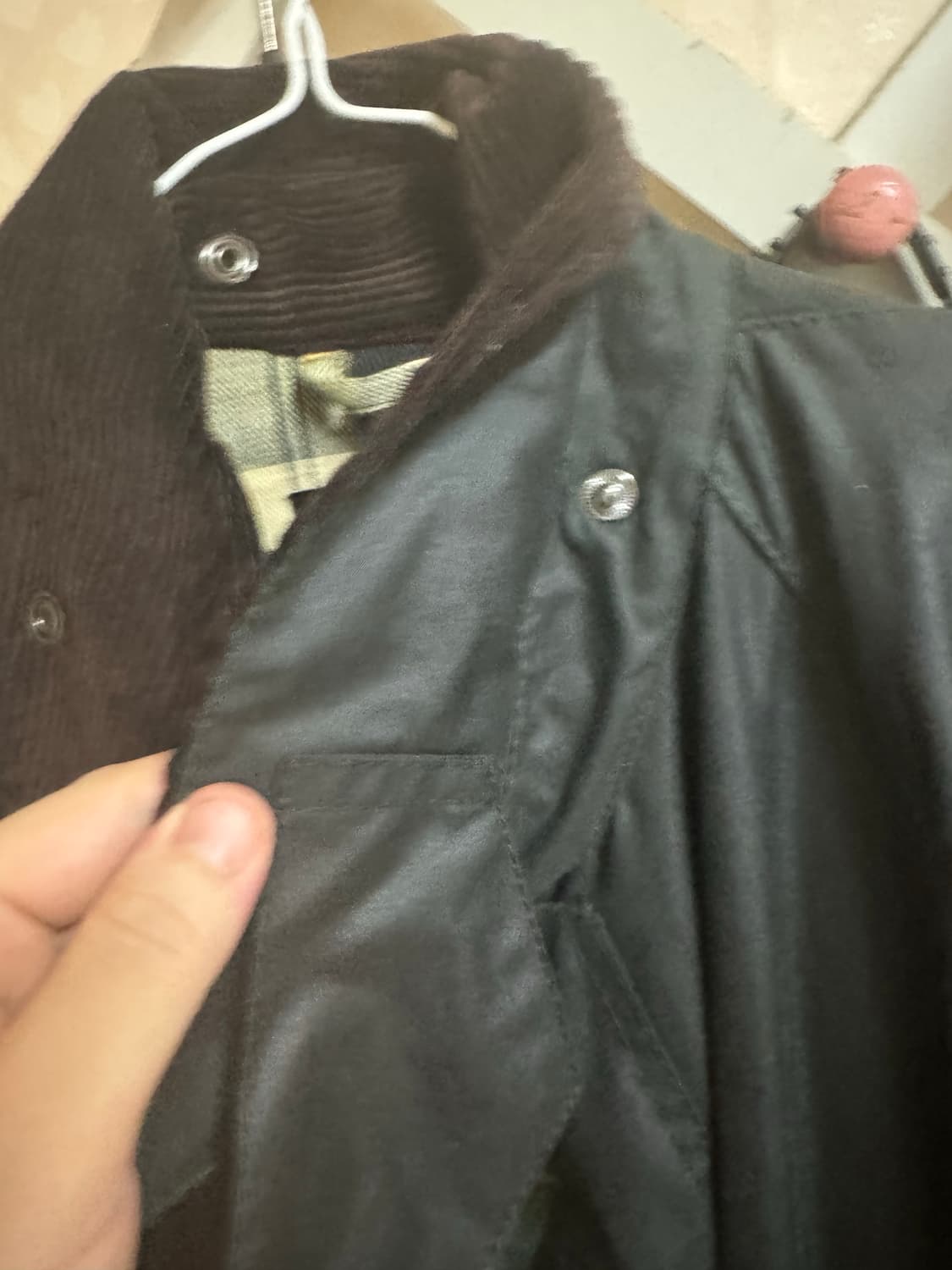 바버 비데일 왁스 자켓 세이지 uk42 상품이미지4