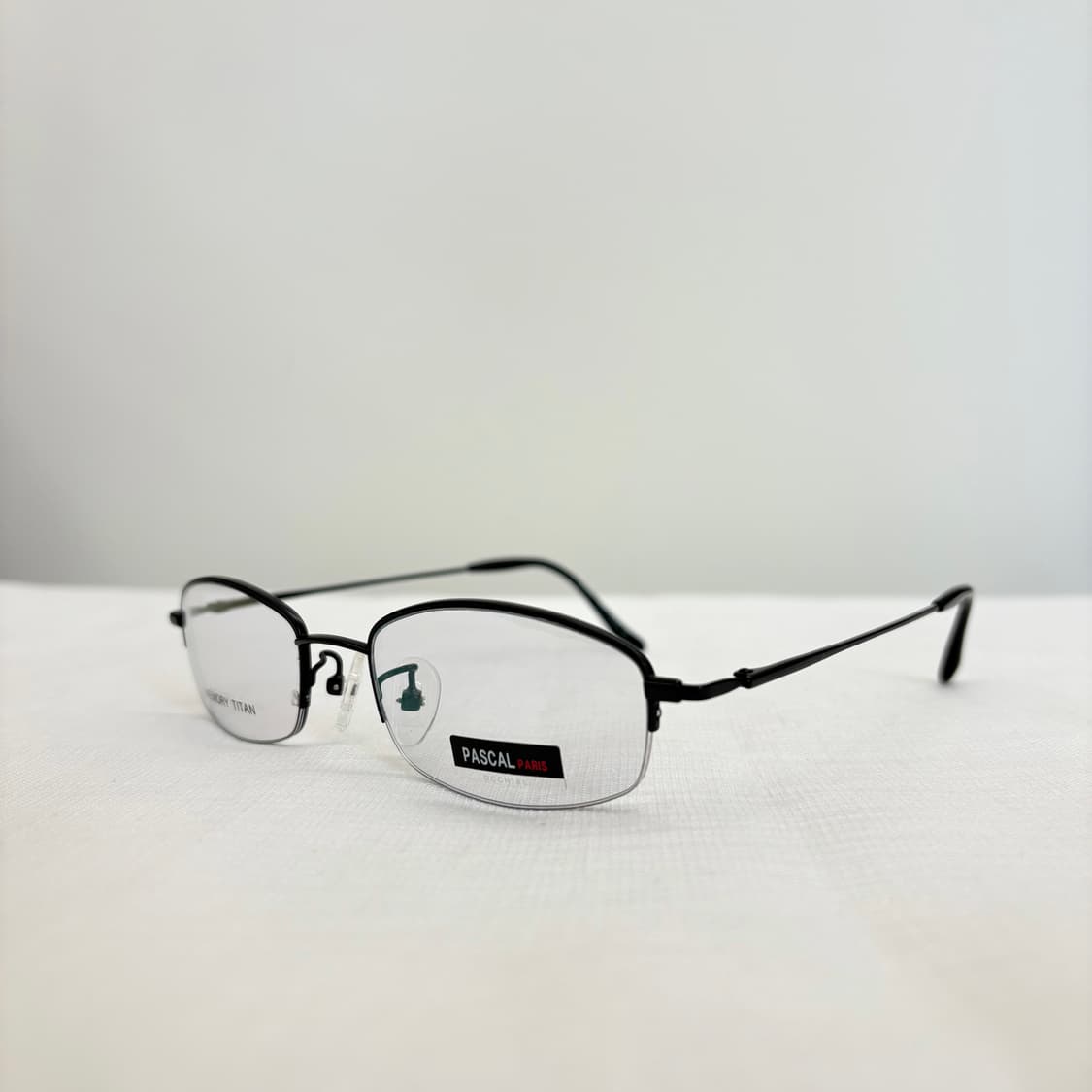 PASCAL Paris 블랙 티타늄 반무테  상품이미지2