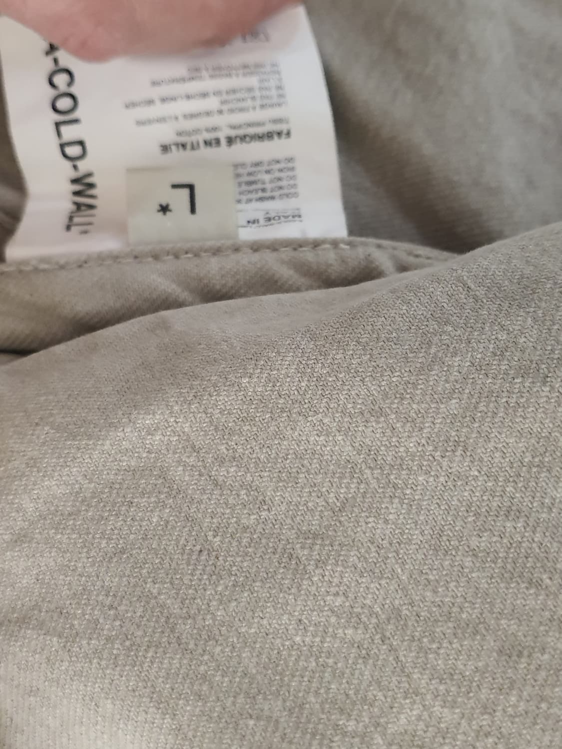 어콜드월 데님 자켓 L 상품이미지2