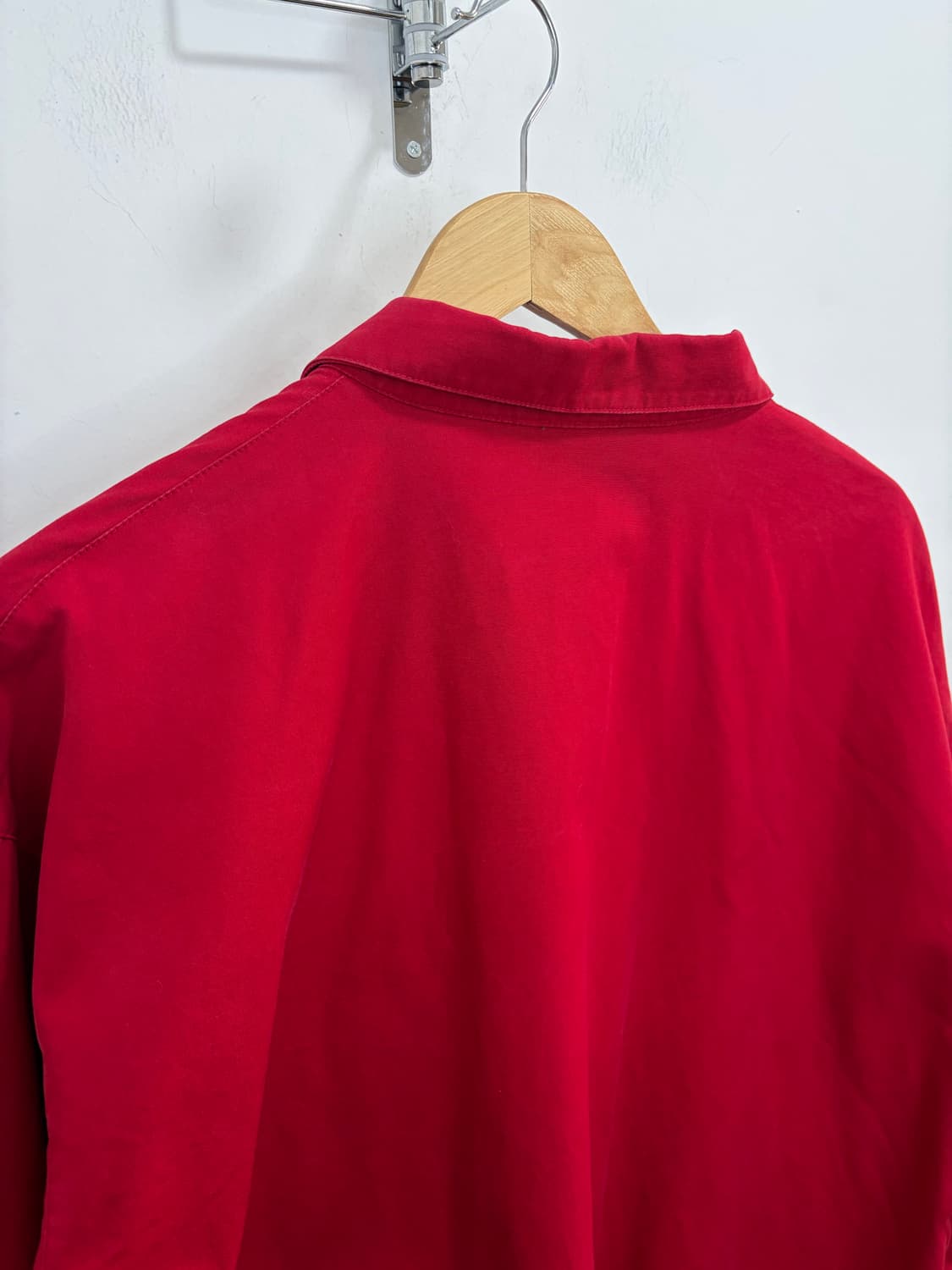 90s 폴로 레드 타탄체크 헤링턴 자켓 스윙톱 상품이미지7