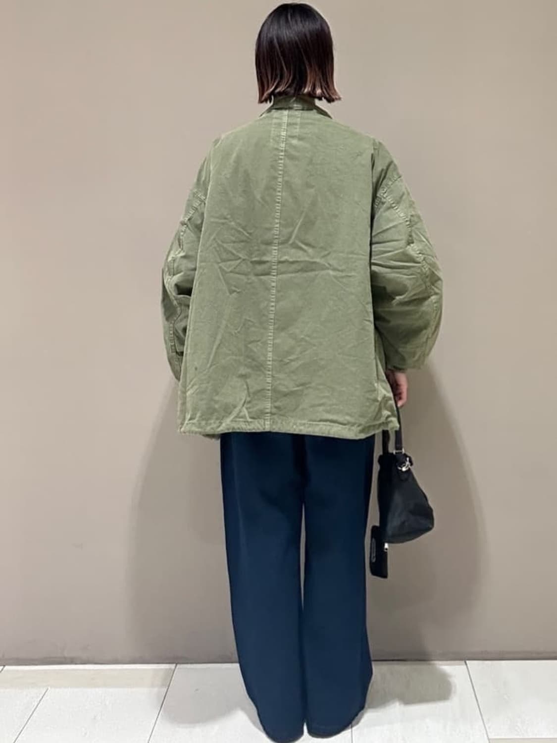 일본 프릭스 스토어 우먼스 M-65 야상 숏코트 올리브 상품이미지3