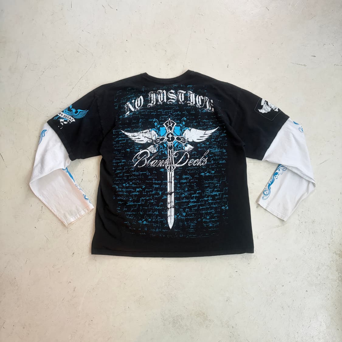 Black Decks 빈티지 스컬 롱슬리브 XL 상품이미지8