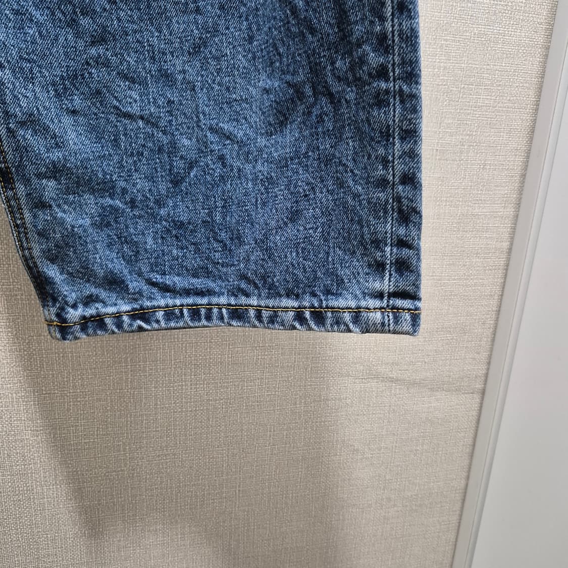 (S) 유스 youth 스트럭쳐 와이드 데님 팬츠 W30 L30 상품이미지5