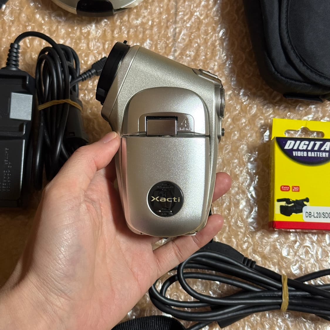 풀구성 산요작티 DMX-C4 SANYO XACTI C4 빈티지캠코더 디카 상품이미지2