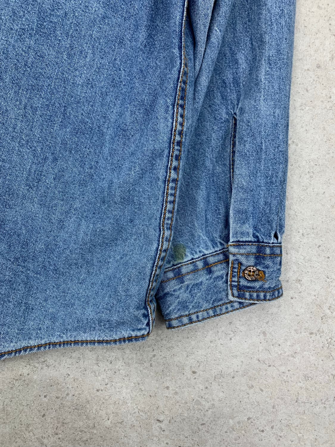 Levis 90s 리바이스 오렌지탭 싱글포켓 데님셔츠 상품이미지7