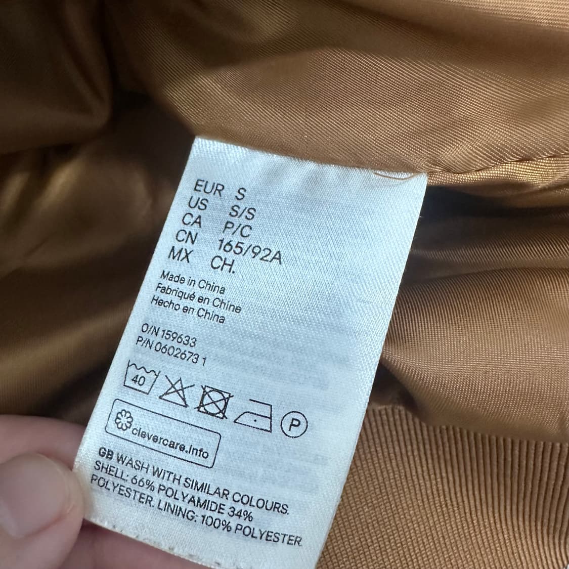 H&M 에이치엔엠 여성 항공점퍼 자켓 S 상품이미지8