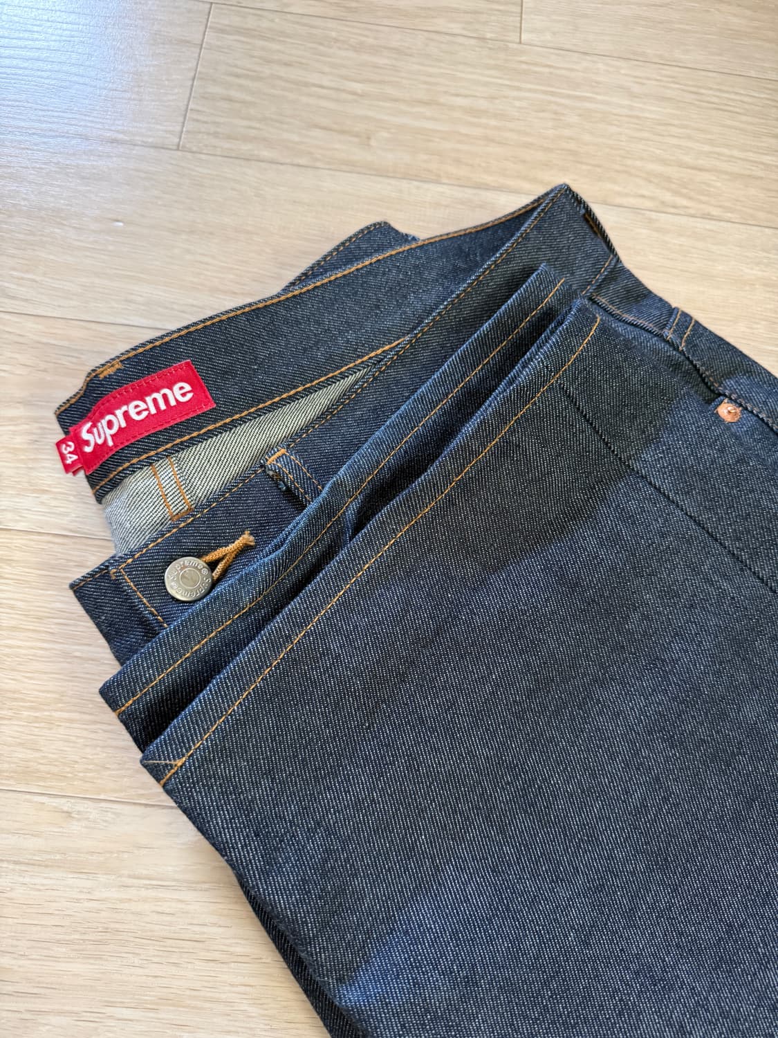 슈프림 배기 셀비지 진 리지드 인디고 - 25FW 상품이미지3