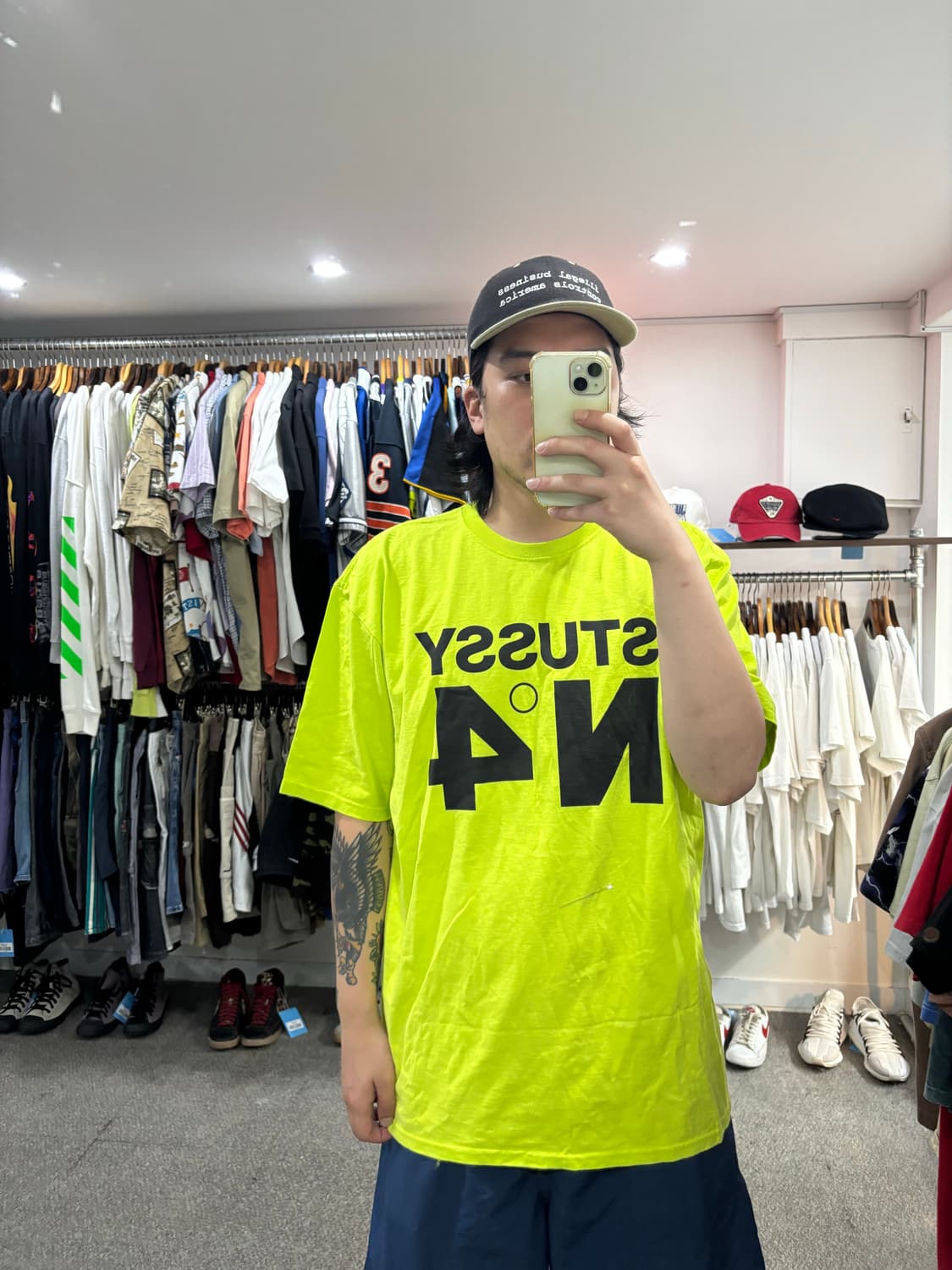 스투시 네온 반팔 상품이미지5