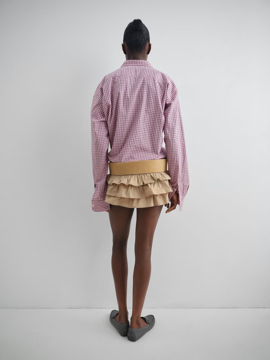 [XS,S]기마구아스 Jardin 러플 쇼츠/베이지 상품이미지7