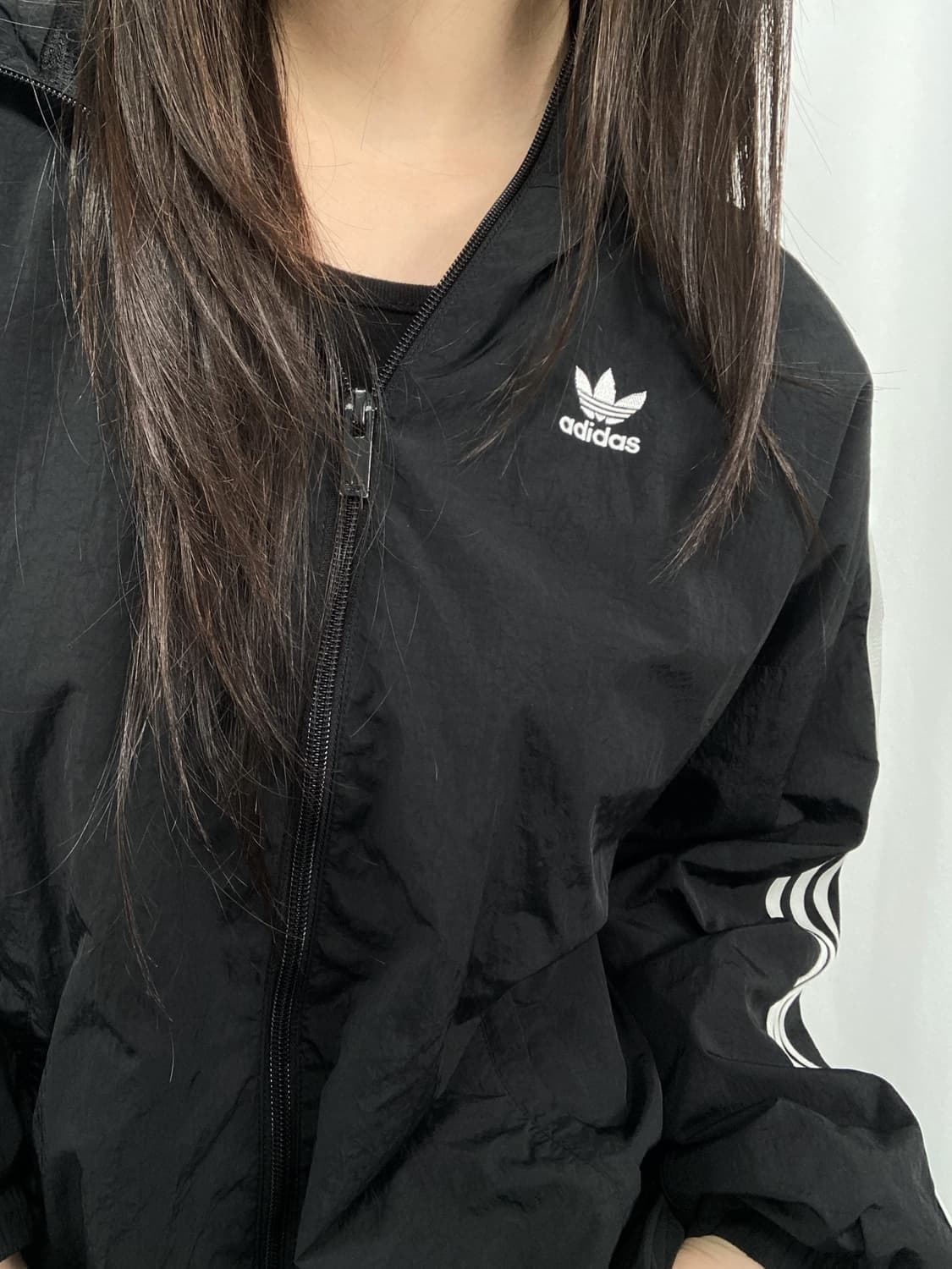 아디다스 블랙 바람막이 자켓 상품이미지1