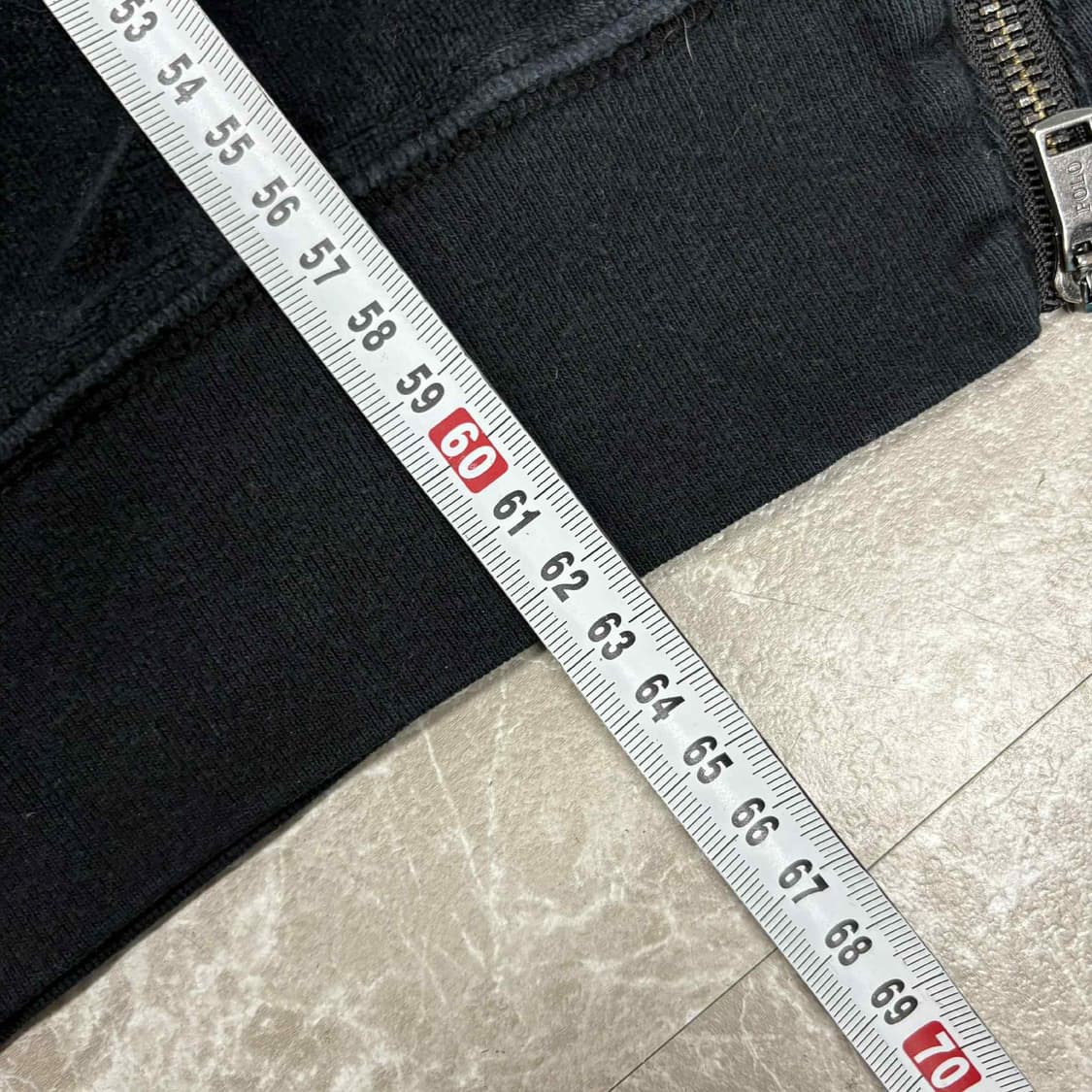 *신형 폴로 랄프로렌 큐알택 블랙 플리스 스웨트셔츠 맨투맨(L) 상품이미지8