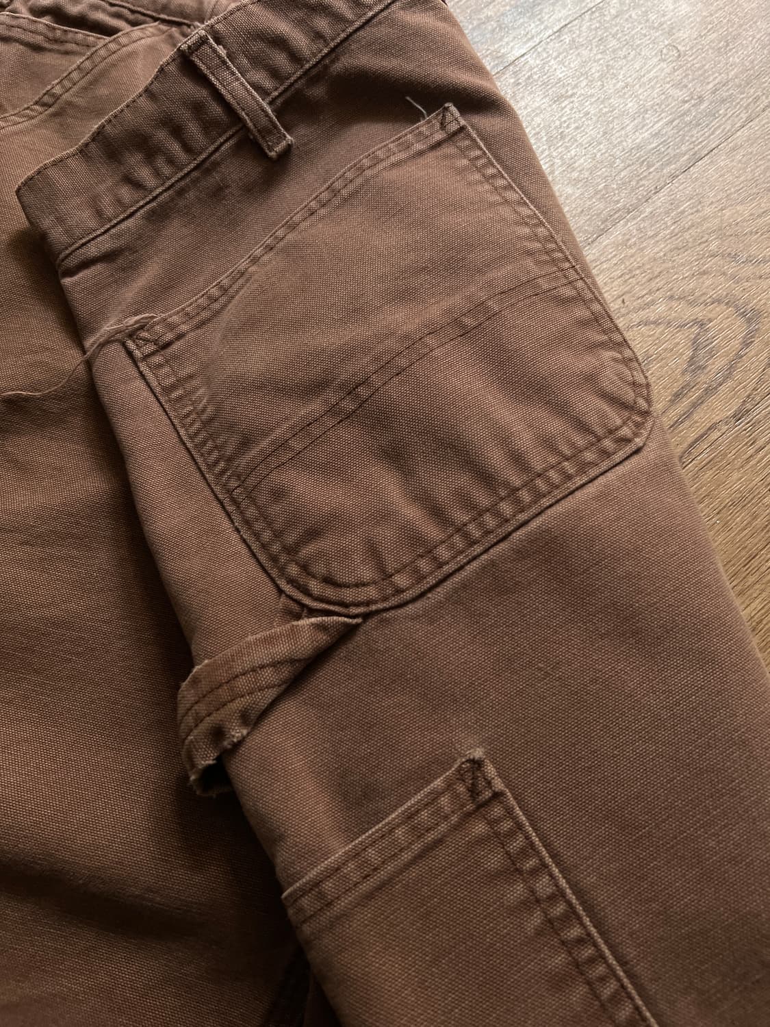 [36]칼하트 Made in USA 다크브라운 카펜터 워크 팬츠 상품이미지6