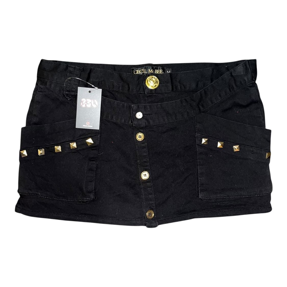 CECIL McBEE 세실맥비 스터드 스커트 펑크y2k갸루 상품이미지1