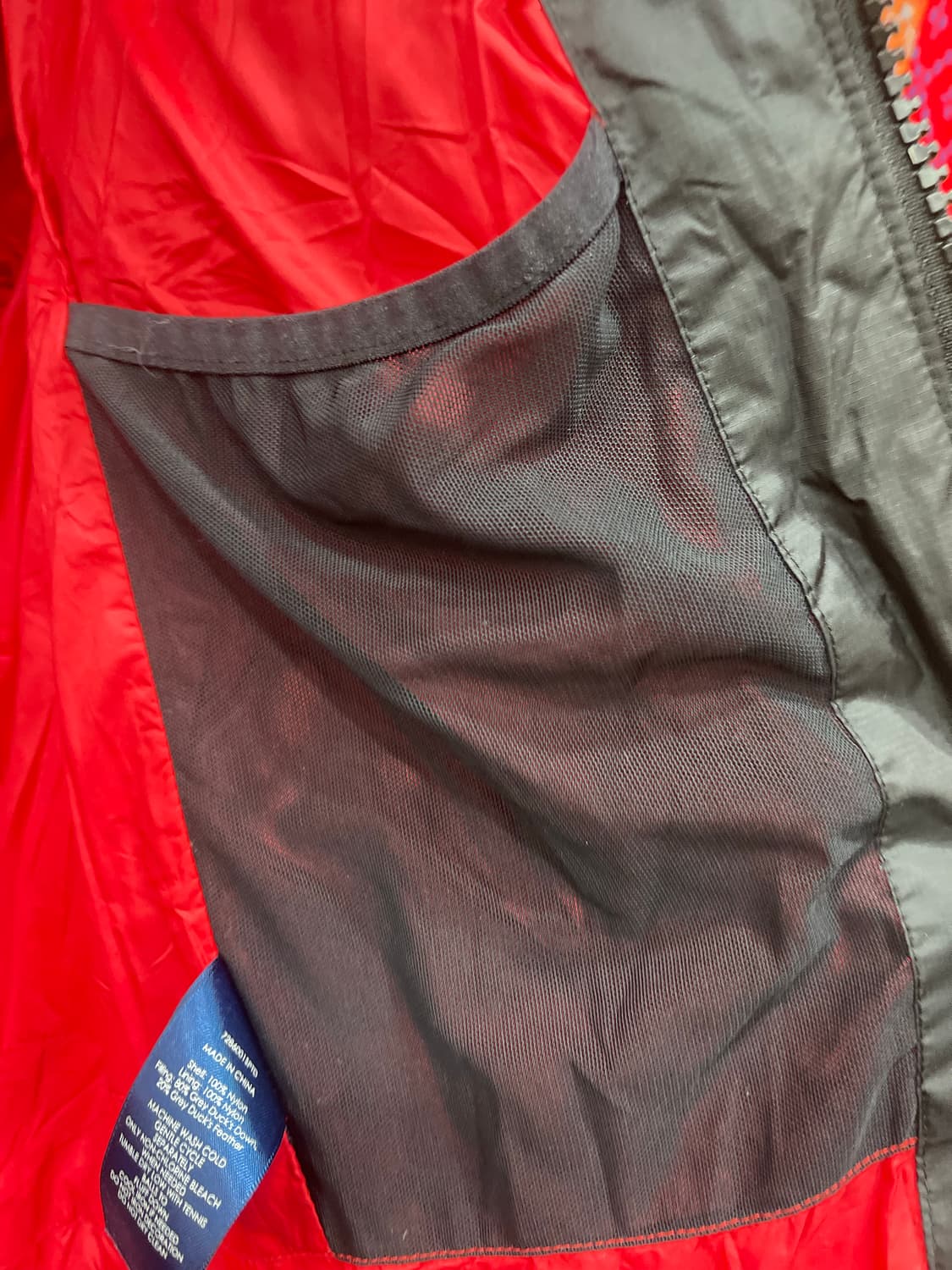 폴로 랄프로렌 빅포니 성조기 블랙 패딩 점퍼 L 상품이미지5