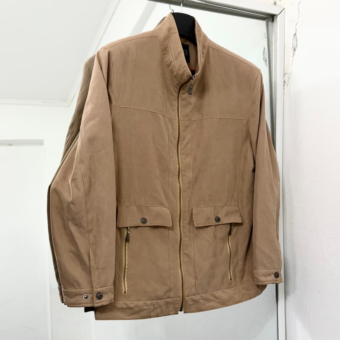 베르사체 90s 하이넥 스웨이드 자켓 상품이미지4