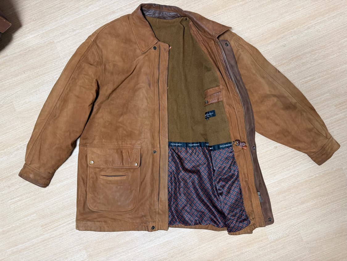 Yves Saint Laurent 가죽 자켓 상품이미지1